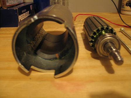 Magnets inside a Permanent Magnet Motor